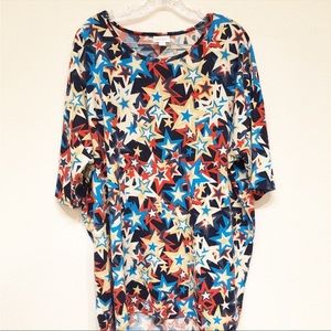 Lularoe star print top